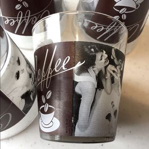 4 Coffee Glass Tumblers By Circle Ware Cerve Italy